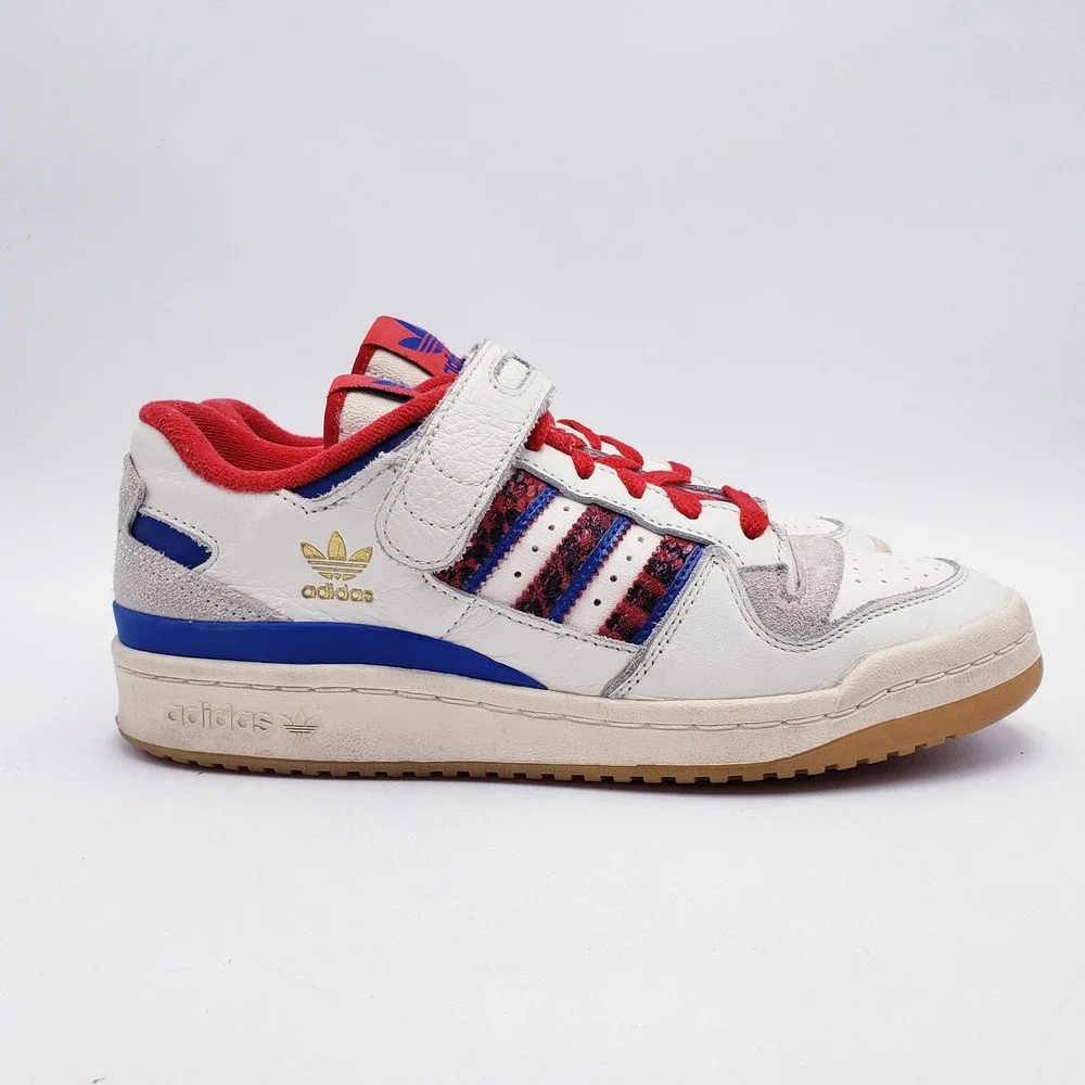 Adidas Forum Low Off White Scarlett Collegiate Royal‎ Stripes Sneaker Men's 6.5